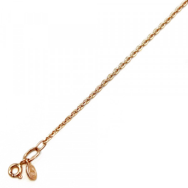 Золотий ланцюг червоного кольору