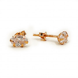 Серьги из золота с цирконом 01-200585501
