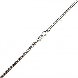 Ланцюг з золота у білому кольорі 01-200890101