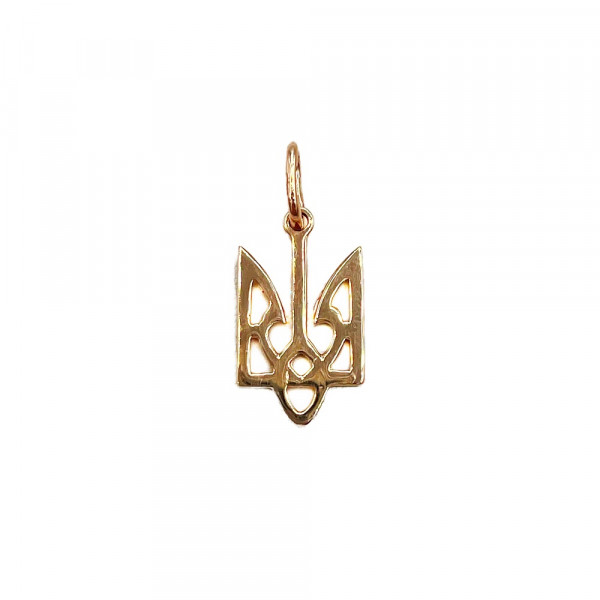 Кулон из золота «Тризуб»