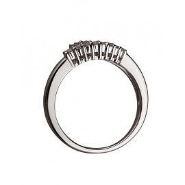 Кольцо из золота с желтыми бриллиантами