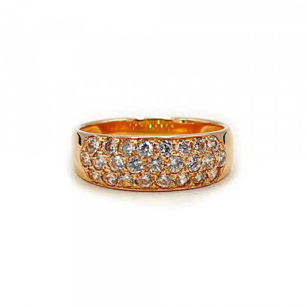 Кольцо из золота с цирконом