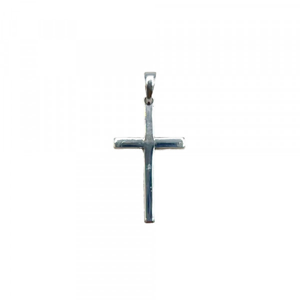 Золотий хрестик у білому кольорі