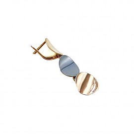 Серьги из красного золота
