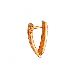 Золоті сережки з цирконом