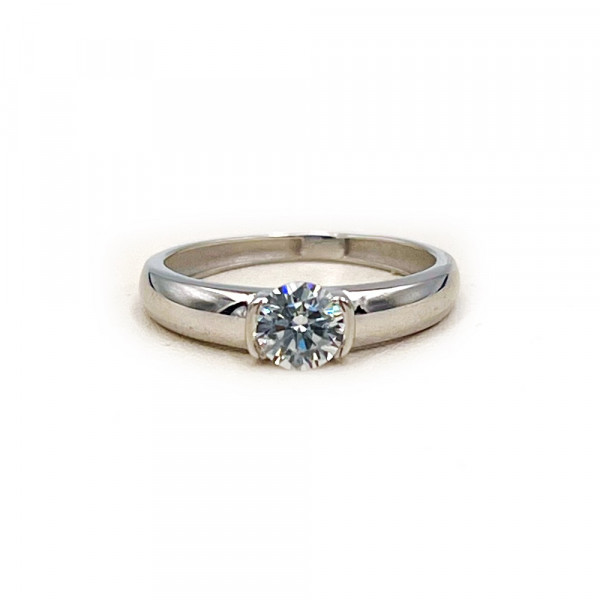 Золота каблучка з цирконом