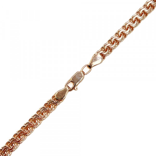 Золотая цепочка в красном цвете