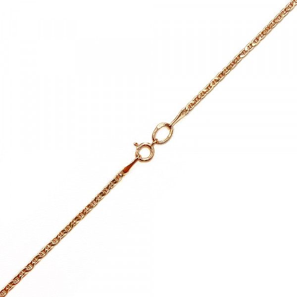 Золотая цепочка красного цвета