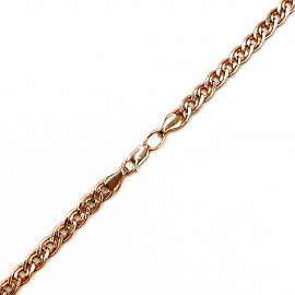 Золотая цепочка красного с белым цвета 01-200875307