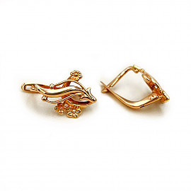 Серьги из красного золота 01-200366808