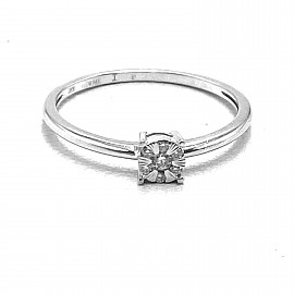 Кольцо из золота с желтыми бриллиантами 01-200817908