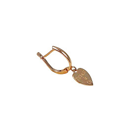 Серьги из красного золота