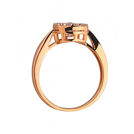 Кольцо из золота с цирконом