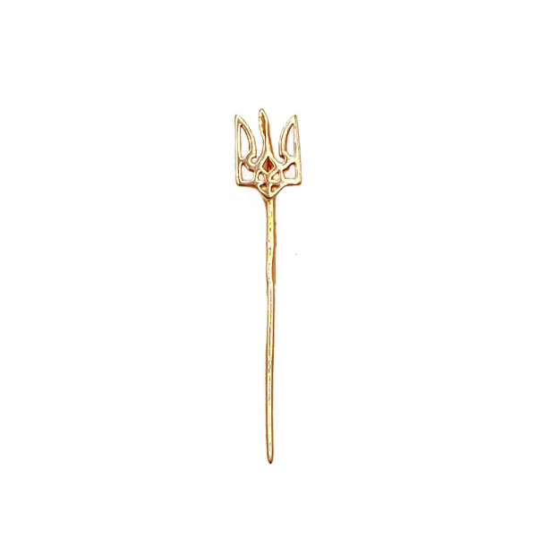Шпилька з золота «Тризуб»