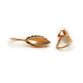 Золоті сережки у червоному кольорі 01-200856910