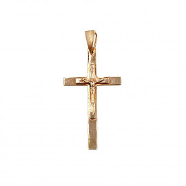 Крестик из красного золота 01-200285811