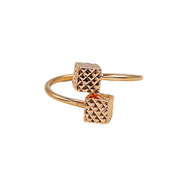 Каблучка з червоного золота