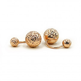 Сережки з червоного золота 01-200859412