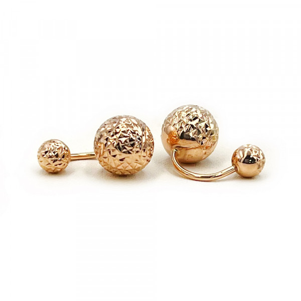 Сережки з червоного золота