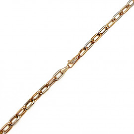 Золотий ланцюг у червоному з білим кольорі 01-200883412