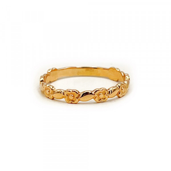 Кольцо из красного золота