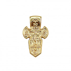 Хрестик з жовтого золота 01-200806114