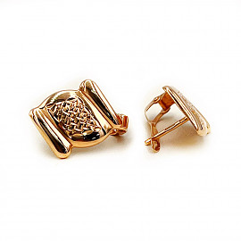 Серьги из красного золота 01-200366815