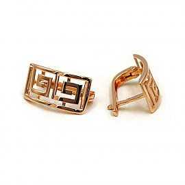 Золотые серьги 01-200761016