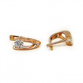 Серьги из золота с цирконом 01-200557718