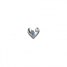 Кулон из белого золота с желтым бриллиантом 01-200922118