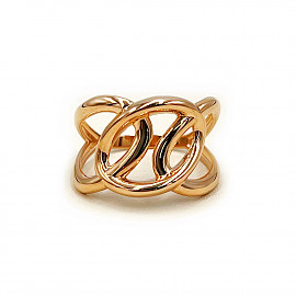 Золота каблучка у червоному кольорі 01-200923018