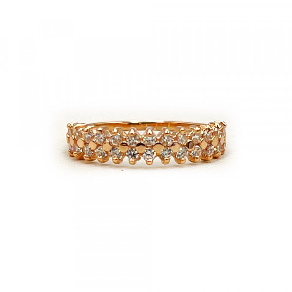 Кольцо из золота с цирконом