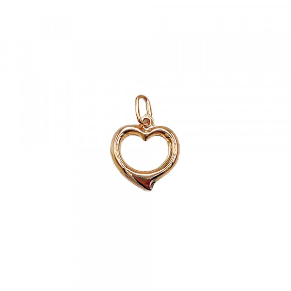 Кулон из красного золота «Сердце»