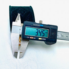 Каблучка з червоного з білим золота з жовтим діамантом