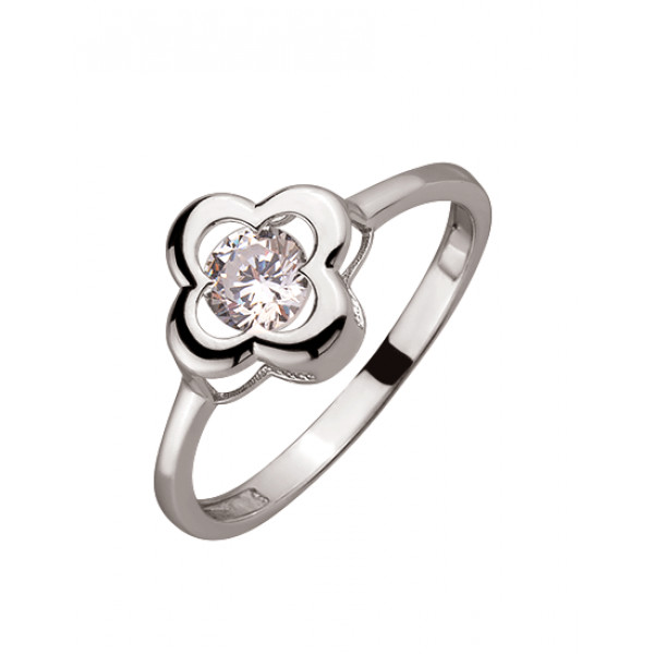 Кольцо из золота с цирконом