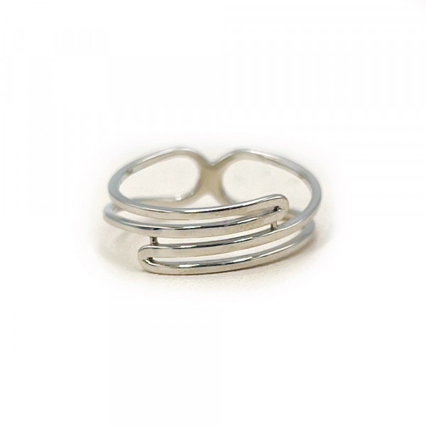 Каблучка з золота у білому кольорі