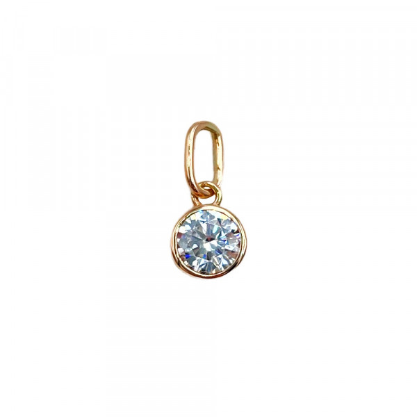 Кулон з золота з цирконом