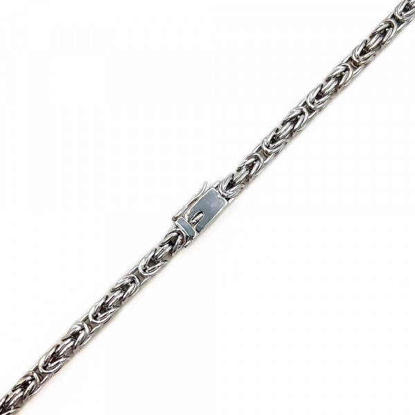 Ланцюг з золота у білому кольорі