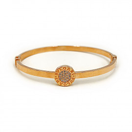 Браслет з золота у червоному кольорі з цирконом 01-200916120