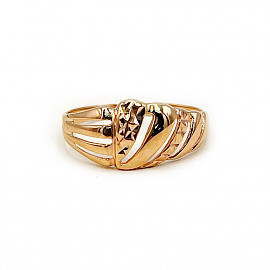Кольцо из золота в красном цвете 01-200809321