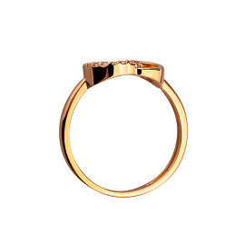 Кольцо из золота с цирконом