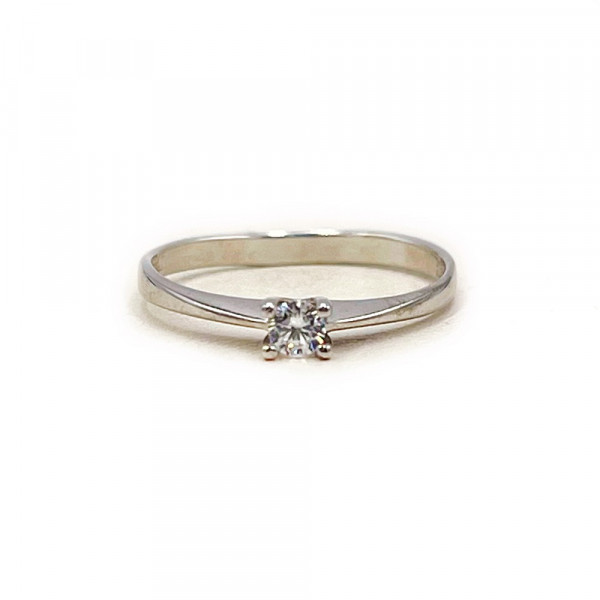 Кольцо из золота с цирконом