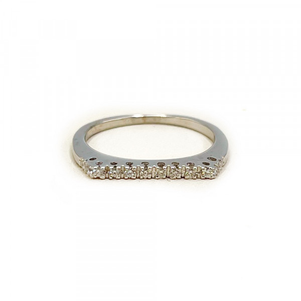 Кольцо из золота с белыми бриллиантами