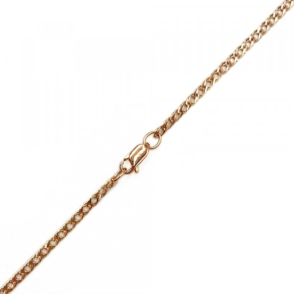 Золотая цепочка красного цвета