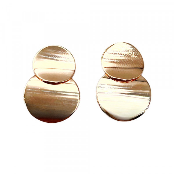 Сережки з золота у червоному кольорі