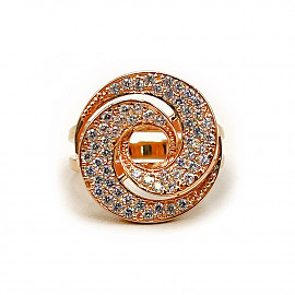 Кольцо из золота с цирконом 01-200857024