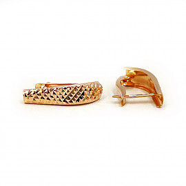 Серьги из красного золота 01-200607825