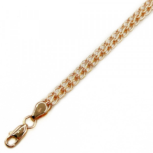 Браслет из золота в красном цвете