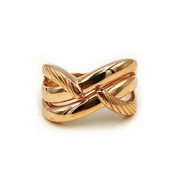 Кольцо из золота красного цвета