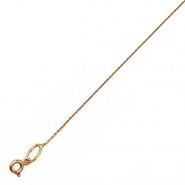 Золоте кольє червоного кольору «Серце»